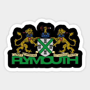 Plymouth Variation with Coat of arms Sticker